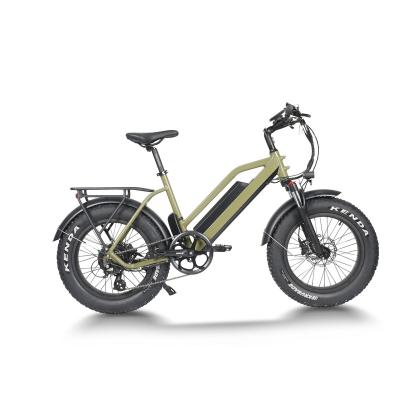 China New Aluminum Alloy Retro Model Ebike 750w Chopper All Terrain Fat Tire Electric Bicycles Electric Motorcycle for sale