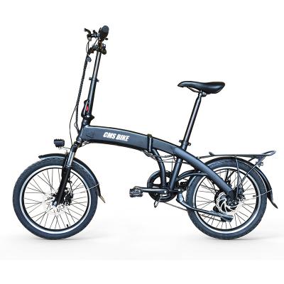 China Multifunctional Folding Bicycle e 250W Aluminum Alloy 20 Inch Fat Tire Electric Bike Folding Electric Cycle for sale