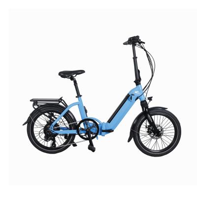 China New Design 48V 750W E Bike Folding Aluminum Suspension Electric Folding Ebike 20 Battery Integrated High Speed ​​Motor for sale