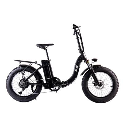 China CMSTD-20PW Aluminum Alloy 20 inch Folding eBike 48V 10.4AH Electric Snow Mountain Bike 500W Electric Bicycle for sale