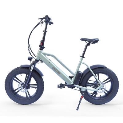 China CMSTD-20PN 36V350W alloy mountain bike 36V10.4AH lithium battery aluminum electric ebike 20 inch fat tire folding e bike for sale