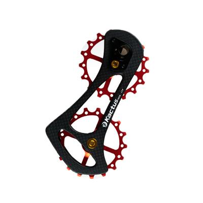 China Aluminum Pulley Clutch Derailleur Kactus 17TR ​​Ceramic Ratio Jockey 17T Wheel Fit For Shimano Ultegra/6700/6770/6800/6870/9000 for sale