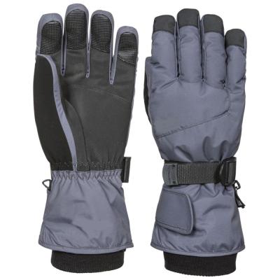 China Professional Custom New Style Kid Leather Windproof Ski Gloves for sale