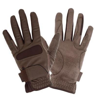 China Leather All Size Gloves Riding Riding Gloves For MAN/WOMAN Summer Brown for sale