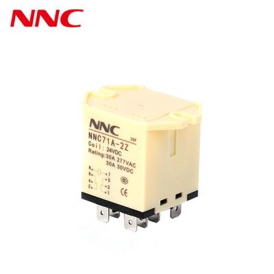 China NNC high Power Relay NNC71A(JQX- 30F), electromagnetic relay dc 24V HHC71A flange type for sale