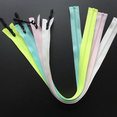 China Auto Lock Reversible Waterproof Fashion Accessories TPU Invisible Nylon Sewing Zipper for sale