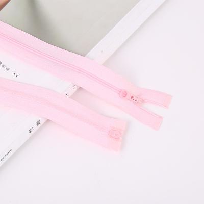 China NO3 Nylon Zippers Auto Lock Multicolor Durable Auto Lock Double Sliders For Sewing for sale