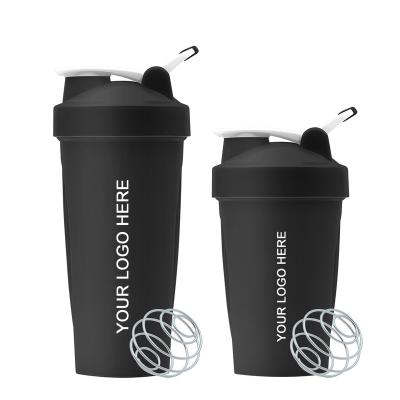 China Sustainable Custom Logo BPA Free Sports Fitness Workout Protien Shake Gym Shakers Cup Protein Shaker Bottle for sale