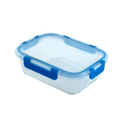 China High Quality Freshness Preservation Microwave Bento Box Food Storage Containers Compartments Borosilicate Glass Lunch Box Food Storage Containers for sale