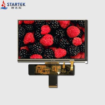 China 7.0 Inch 800*480 RM533C0+RM577C1 High Brightness IPS TFT LCD Display With RGB Interface With 7.0 Resistive Touch Screen for sale