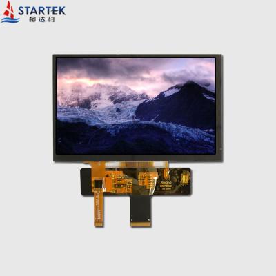 China 7.0 Inch 800*480 Interface IPS TFT LCD Full Viewing Angle RGB High Brightness Display With 7.0 Capacitive Touch Screen for sale