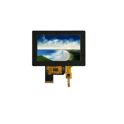 China 5.0 Inch 800*480 ST7262 LVDS Interface IPS Wide Operating Temperature LCD Panel With Capacitive Touch Display 5.0 Inch for sale