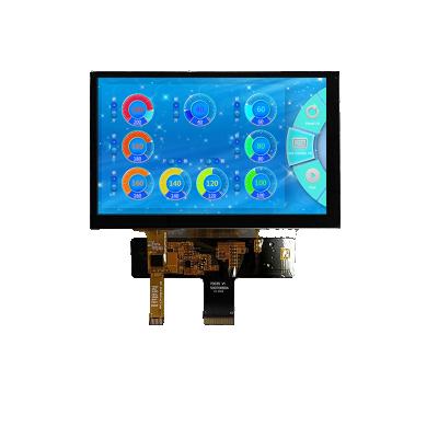 China 7.0 Inch 800*480 RM533C0 RM577C1 LVDS Temperature Interface IPS TFT LCD Wide Display With Capacitive Touch 7.0 Inch for sale