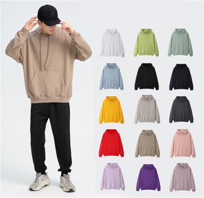 China Custom High Quality Off Shoulder White Oversized Plain Anti-wrinkle Drop Sweatshirts French Terry Hoodies For Men for sale