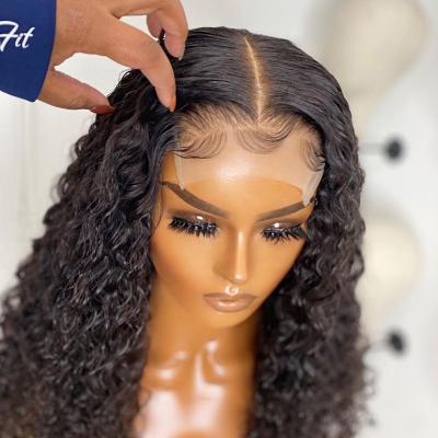 China Curly Curly Pre Plucked Raw Unprocessed Burmese Swiss Lace Wig Unprocessed Burmese Swiss Lace Frontal Wigs Vietnam Hair Extension Hair Vendors for sale