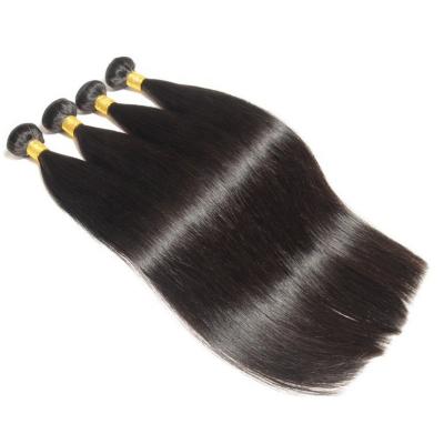 China Cuticle Aligned Hair Extension Natural Silky Straight Brazilian Raw Silky Straight Colored Virgin Hair Bundles 100% Wave Bundle Hair for sale