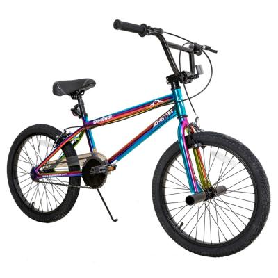 China JOYKIE cool youth oil rainbow style slick racing steel freestyle bmx bike 20 inch bmx bike for boy girl for sale