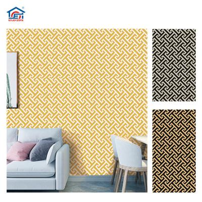 China 0.53x10m Factory Supply Modern Simple Design Wallpaper Rolls Cheap PVC Wallpapers for sale