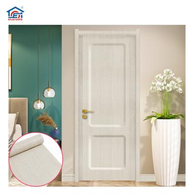 China Modern Texture Door Cabinet Wrap 3D Furniture Sticker Vinyl Wood Grain Membrane Self Adhesive PVC Sheet Film For Sale for sale