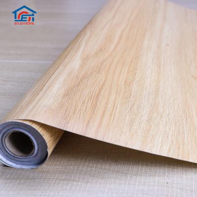 China Self Adhesive Interior Decorative Self Adhesive Wood Grain PVC Film For Door for sale