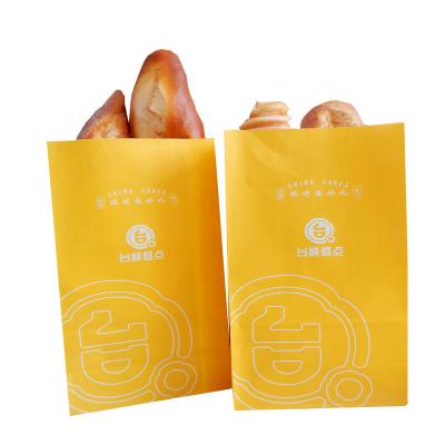 China Customized Best Design High Quality Selling Recyclable Cake Kraft Paper Bags With Handles for sale