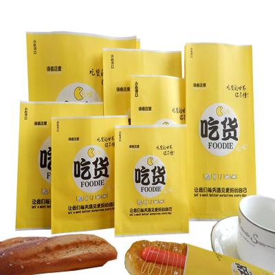 China Fried Chicken Burger Paper Bag Style Disposable Food Paper Bags New With Original Design for sale