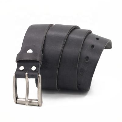 China Retro Vintage Style Pin Buckle For Casual Jeans Men's Genuine Leather Belt Cowhide Leather for sale