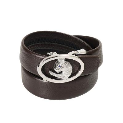 China Guangzhou factory wholesale business casual belt luxury leopard buckle leather designer Belts For Men for sale