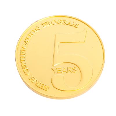 China 2022 Europe Gold Money Echo Making Metal Cryptocurrency Coins Copper Plated Physical Bitcoin Coins Customized Collectible Coins for sale