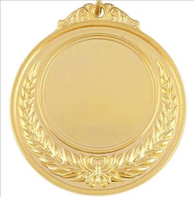 China Direct purchase from Europe free of charge zinc alloy silver bronze circle shape gold mold metal sports medals empty for sale