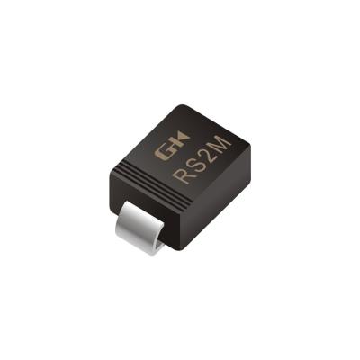 China Power supply; RS2MB SMB 2A 1000V Light Fast Recovery Rectifier Diode for sale