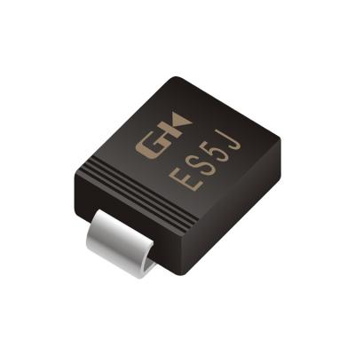 China Power supply; ES5J DO214AB Lightweight Super Fast Recovery Rectifier Diode SMC 5A 600V Surface Mount for sale