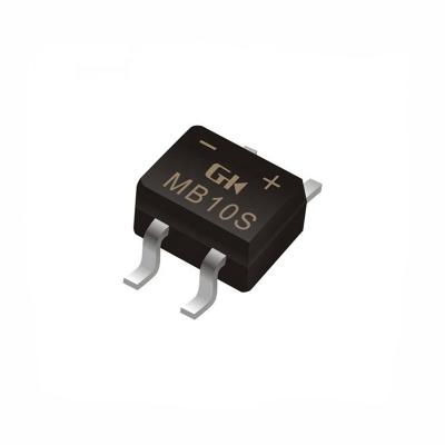 China Generator Bridge Rectifier MB10S 0.8A 1A 1000V Suface Mount 42MIL 46MIL MB05S-MB10S Diode Mb for sale