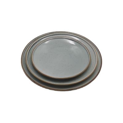 China Viable Supply Favorable Price Factory Cheap Ceramic Plates Porcelain For Restaurant Ceramic Dinner for sale