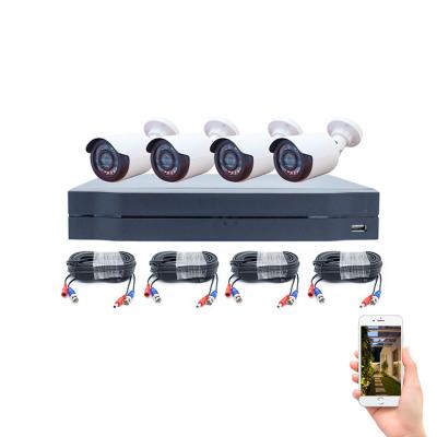 China Hot Selling PAN-TILT Waterproof Outdoor IP Wifi CCTV Camera 8chs HVR Kits for sale