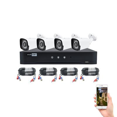 China PAN-TILT 4CH KIT 5MP Waterproof Camera dvr 4channel security camera set dvr kit cctv system for sale