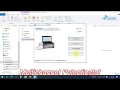 ethernet communication multichannel galvanostat cs310x 4 channel eis potentiostat