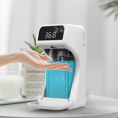 China Foam Automatic Liquid Soap Dispenser F12 Touchless Hand Sanitizer Dispenser With Thermometer for sale