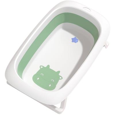 China Suitable Price Bull-Shape Portable Foldable Bathtub Baby Foldable Bathtubs Strong Resistance To Falling for sale