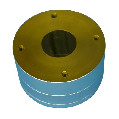 China Alimunium Alloy Components Ku Band Large Rotary Joint 14~14.5GHz Passive Insertion Loss Low VSWR for sale