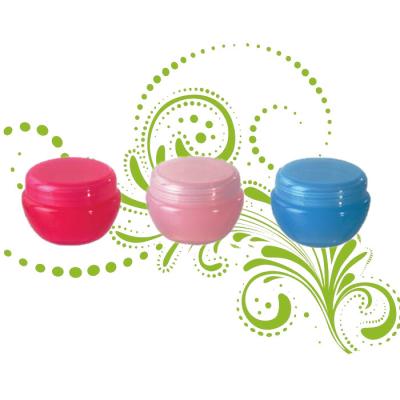 China Small Cosmetic Plastic Jar Fashionable 10g PP Colorful Jar For Sample for sale