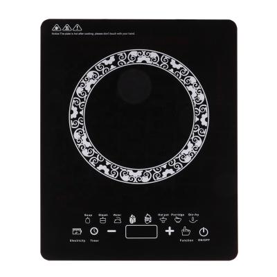 China Hot Sale Hotel 2023 Sensor Touch 1000 - 2200W 110-240vChild Unique Lock Design Electric Stove Portable Electric Induction Cooker for sale