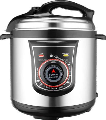 China Hot Sale Hotel 6L 1000w Button Control With High Pressure Electric Pressure Cooker 50-70kpa for sale