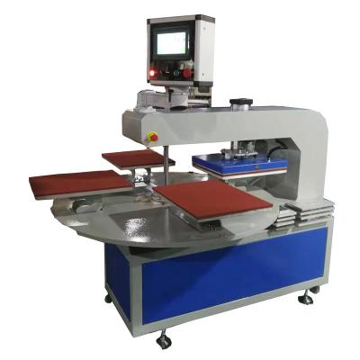 China Garment Fabric Textile Carousel 4 Paddles Heat Press Machine For T-shirt/Cloth/Bag/Sportswear/Polo Mouse Pad Sublimation for sale