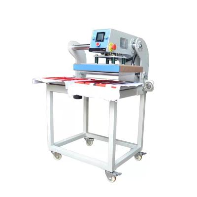 China Garment Shops Dual Station Pneumatic Slide 60*80cm Heat Press for T-shirt/bag/polo T-shirt /jersey heat press/sportswear for sale