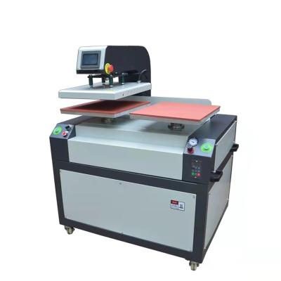 China Garment shops 40*60cm automatic 2 station heat transfer press machine for T-shirt/T-shirt/sportswear/tank top/skirt/polo cloth for sale