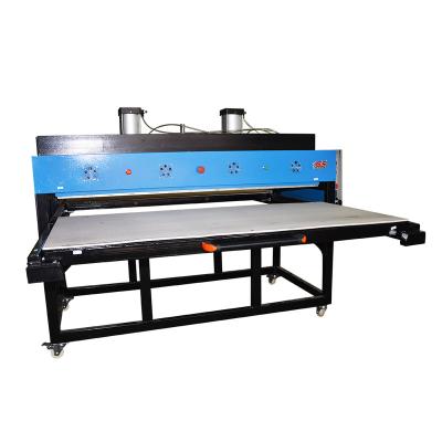 China Garment shops 2.5*1.5M large format 2 side 2 stations sublimation heat press fabric /t-shirt/jersey/sportswear heat press machine for sale for sale