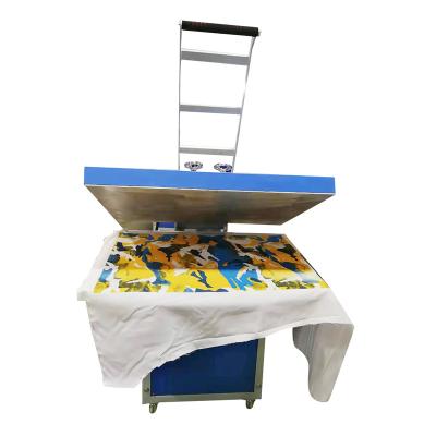 China Garment Shops Garment / Textile Large Format High Pressure Manual Heat Press Machine With 80*100CM for sale