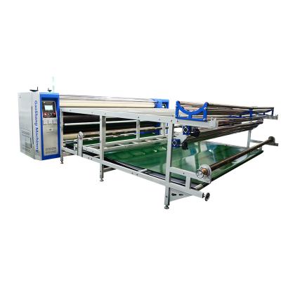 China Garment Shops textile rotary machine/sublimation calender heat transfer press machine /blanket/sailing 42cm/1.7M clothes for sale for sale