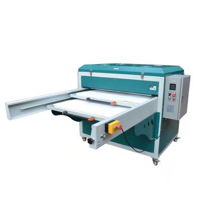 China Garment heat press 120*150cm large format 1 side 2 stations sublimation heat press machine for polo T-shirt/cloth/tank top//sportswear uniform for sale